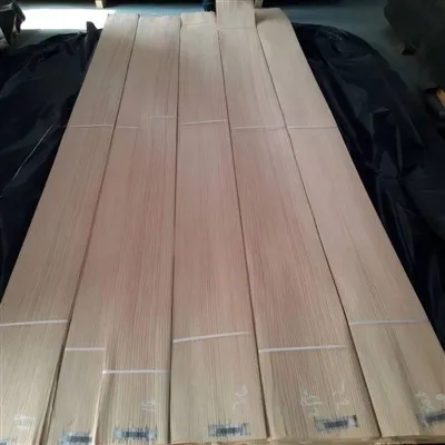 Необработанный шпон красного дуба